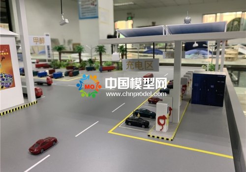充氣站模型，充電站模型，能源站模型