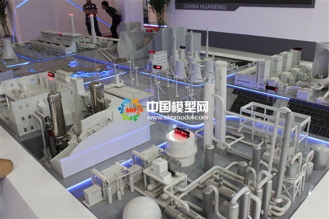熱電站模型，核電站模型，火力發(fā)電站少盤