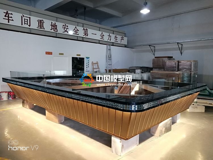 高檔樓盤模型底座，售樓部沙盤展臺(tái)（收藏）
