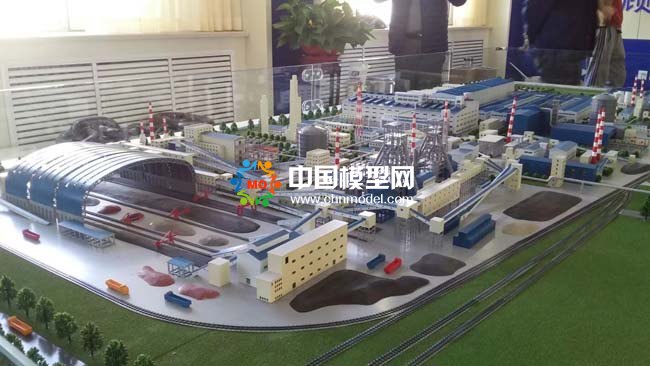 巨能特鋼廠區(qū)沙盤模型，新工藝新技術(shù)新材料新裝備實驗基地