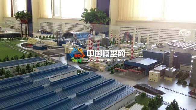 巨能特鋼廠區(qū)沙盤模型，新工藝新技術(shù)新材料新裝備實驗基地