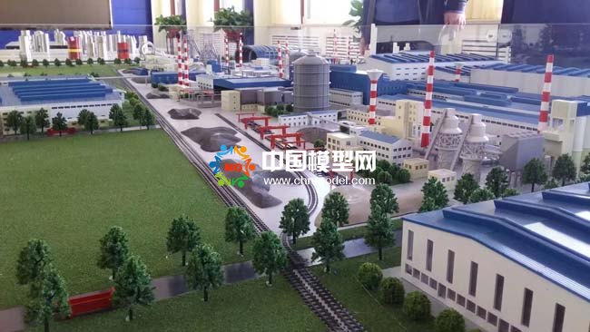 巨能特鋼廠區(qū)沙盤模型，新工藝新技術(shù)新材料新裝備實驗基地