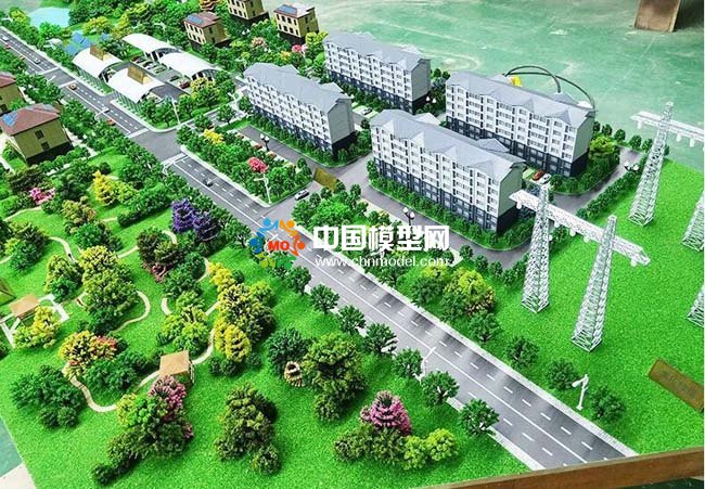 光伏電站應(yīng)用場(chǎng)景沙盤(pán)模型，太陽(yáng)能光伏屋頂發(fā)電沙盤(pán)模型