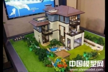 別墅模型主要突出環(huán)境觀，建筑按部就班即可