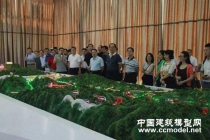 新建京張鐵路沙盤模型，有砟軌道標準高速鐵路