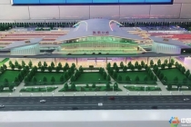 通過沙盤模型看京張高鐵線工程，預(yù)計2019年底建成通車