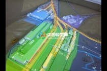鋼鐵廠沙盤(pán)模型，投影電子沙盤(pán)